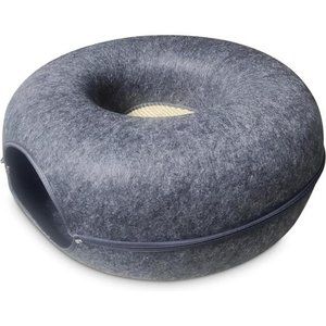 Cat Tunnel Bed Oversize - Donut Large Size with Scratcher